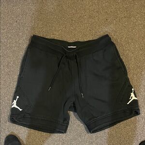 Jordan Black Athletic Shorts with Iconic Logo